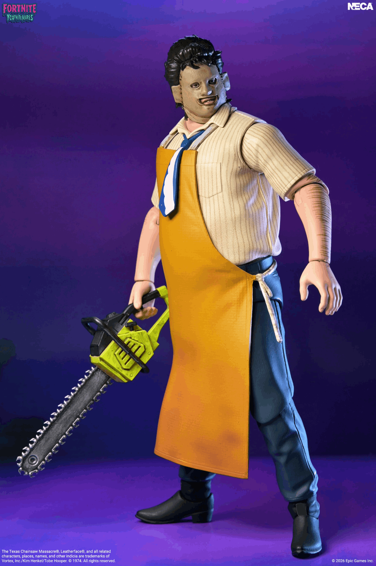 Neca FORTNITE/TEXAS CHAINSAW MASSACRE -  7 INCH SCALE ACTION FIGURE -  LEATHERFACE