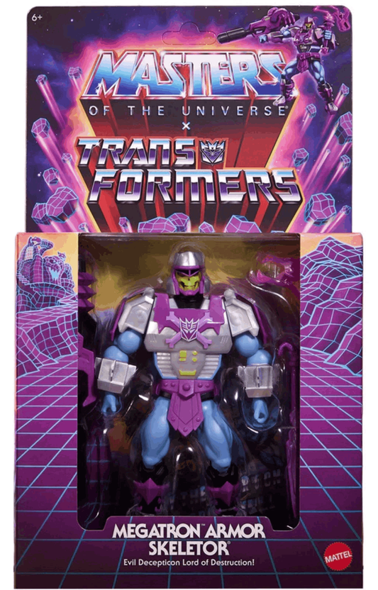 Mattel Master of the Universe x Transformers Skeletor x Megatron