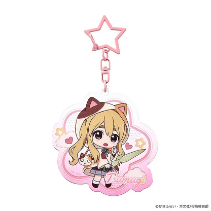GoodSmile Moment K-ON! Fluffy Rain Series Collectible Acrylic Keychain Box