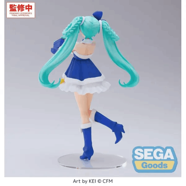 Sega "Hatsune Miku Series" High Premium Figure "Hatsune Miku" Sapphire Christmas Ver.