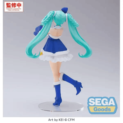 Sega "Hatsune Miku Series" High Premium Figure "Hatsune Miku" Sapphire Christmas Ver.