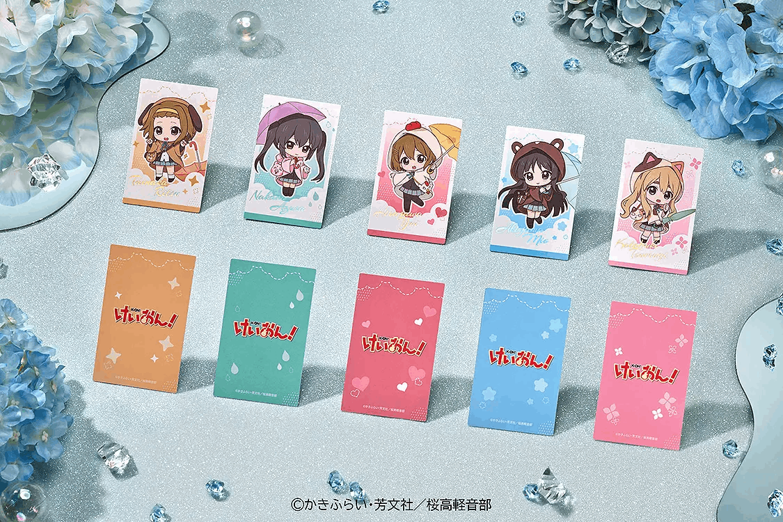 GoodSmile Moment K-ON! Fluffy Rain Series Collectible Instant Photo-Style Card Box