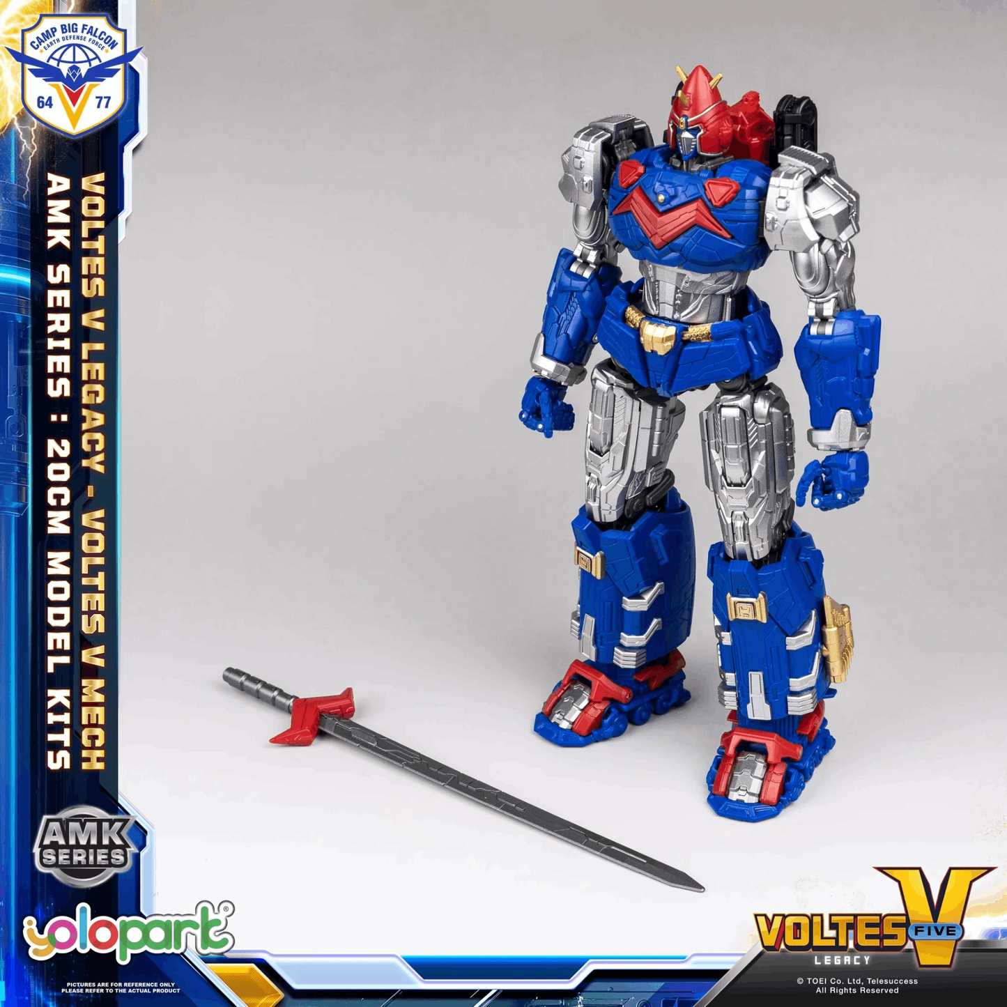 Yolopark The Voltes V Legacy : AMK Series Voltes V Legacy Mech Model Kit