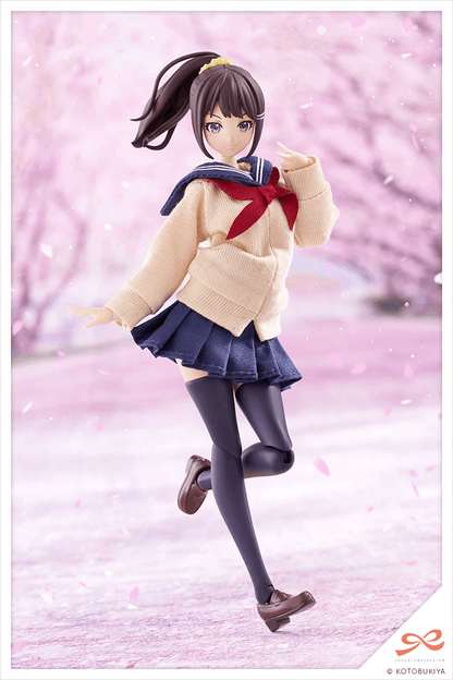 Kotobukiya SOUSAISHOJOTEIEN KIRU PLA Madoka Yuki TOUOU HIGH SCHOOL WINTER CLOTHES 1/10 Plastic Model Kit