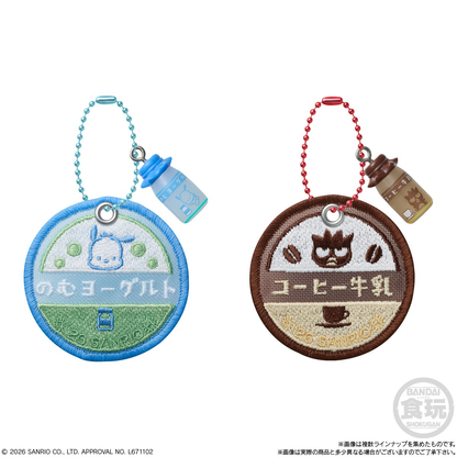 Bandai Candy Toy Sanrio Characters Milk Cap Sheer Charm & Chocolate Biscuits