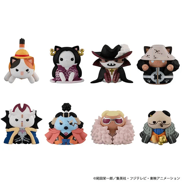 Megahouse MEGA CAT PROJECT ONE PIECE Nyan Piece Nyan！Luffy ＆ the Seven Warlords of the Sea（Repeat）