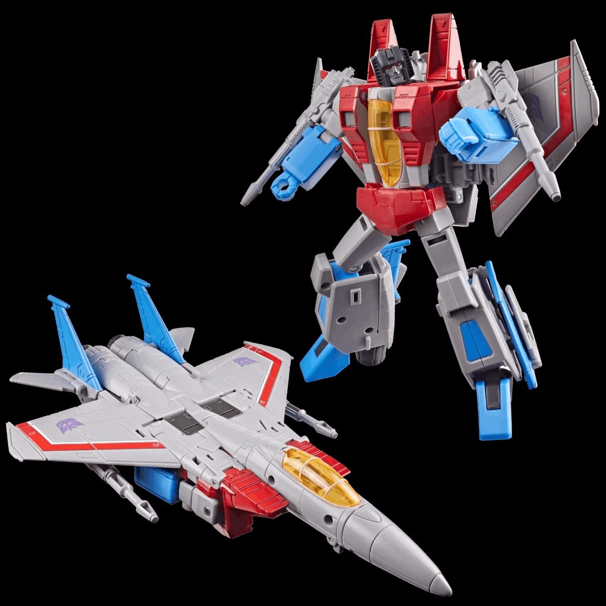 Hasbro Exclusive Transformers Studio Series MTMTE Collection The Transformers: The Movie Voyager Class Starscream