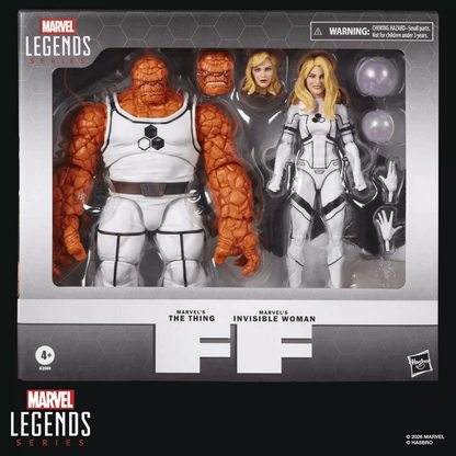 Hasbro Marvel Legends Series Future Foundation 6" Marvel's The Thing & Marvel's Invisible Woman.