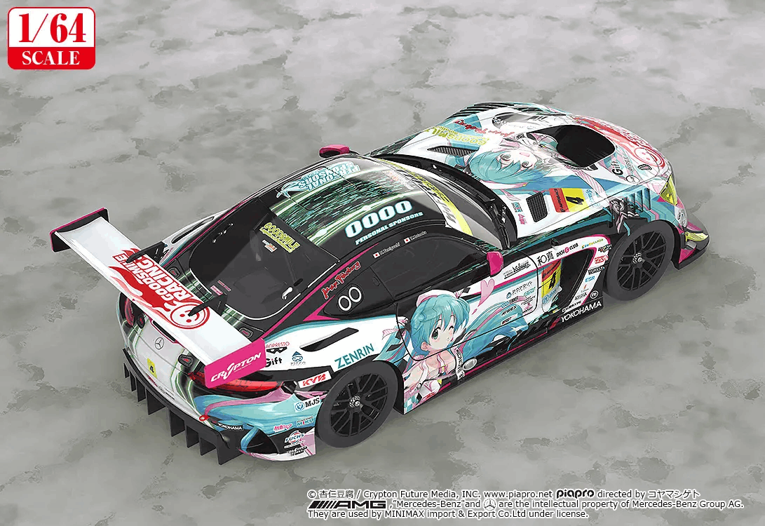 Good Smile Racing 1/64 Good Smile Hatsune Miku AMG 2019 SUPER GT Ver. (Hatsune Miku GT Project) (Rerelease)