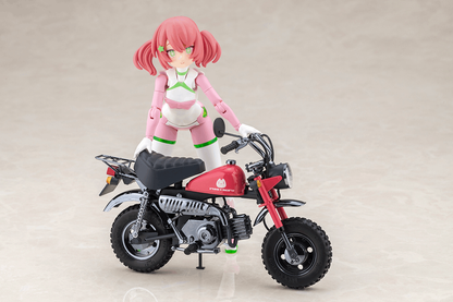 Kotobukiya Megami Device PUNI☆MOFU RACING MAO with Honda Z50J-1 Monkey 1/1 Plastic Model Kit