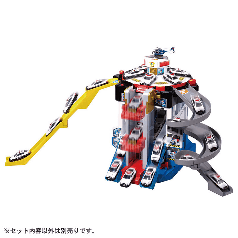 Takara Tomy TOM-WOR Tomica Town Scramble Polica Station Spec Tomica incl
