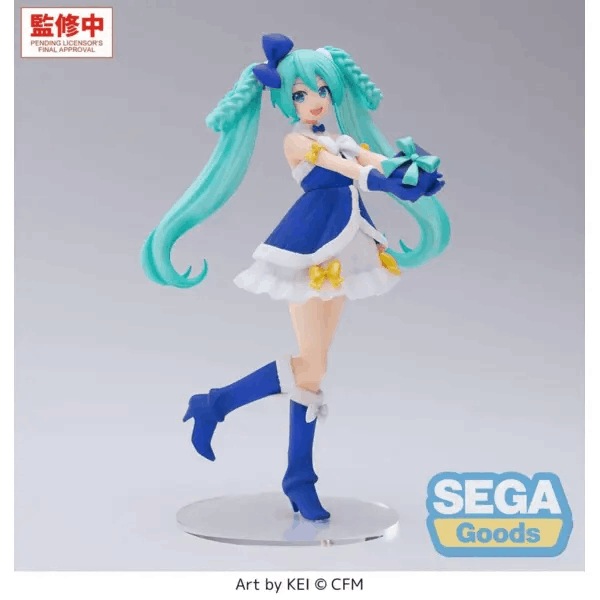 Sega "Hatsune Miku Series" High Premium Figure "Hatsune Miku" Sapphire Christmas Ver.