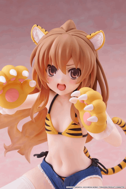Taito TIGER×DRAGON! Desktop Cute Figure Taiga Aisaka Tiger Swimsuit Ver.