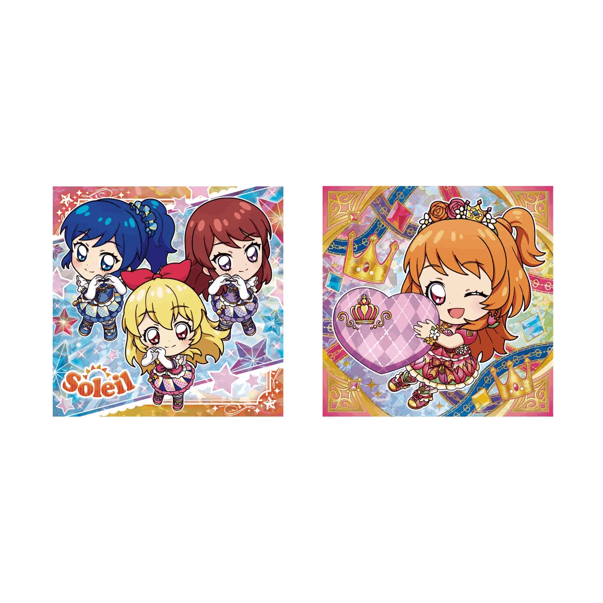 Bandai Candy Toy AIKATSU ! DEFORMER SEAL WAFER 2