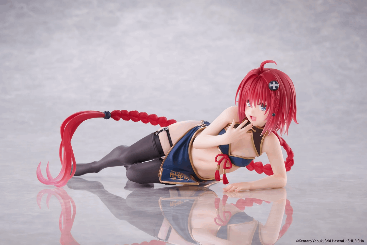 Taito To Love-Ru Darkness Desktop Cute Figure Kurosaki Mea Cheongsam Ver.