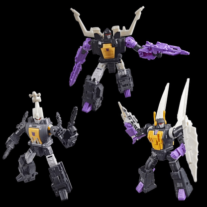 Hasbro Exclusive Transformers Studio Series The Transformers: The Movie MTMTE Collection Insecticon Bombshell, Insecticon Shrapnel, & Insecticon Kickback