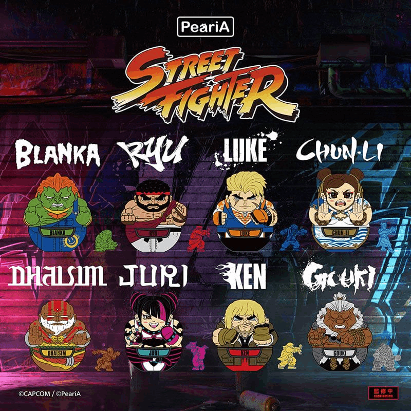 Kotobukiya STREET FIGHTER World in Your Pocket Street Fighter 6 Trading Play set Mini Figure