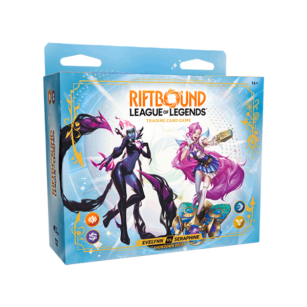 UVS Games - Riftbound TCG: Set 05- Radiance- Showdown Deck Display- Evelynn vs Seraphine (4 Decks)[ENG]