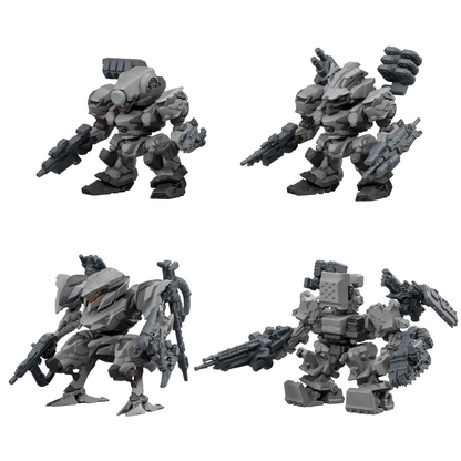 Premium Bandai Candy Toy ARMORED CORE VI FIRES OF RUBICON ASSEMBLE COLLECTION VOL.01 DEFAULT COLOUR SET W/O GUM
