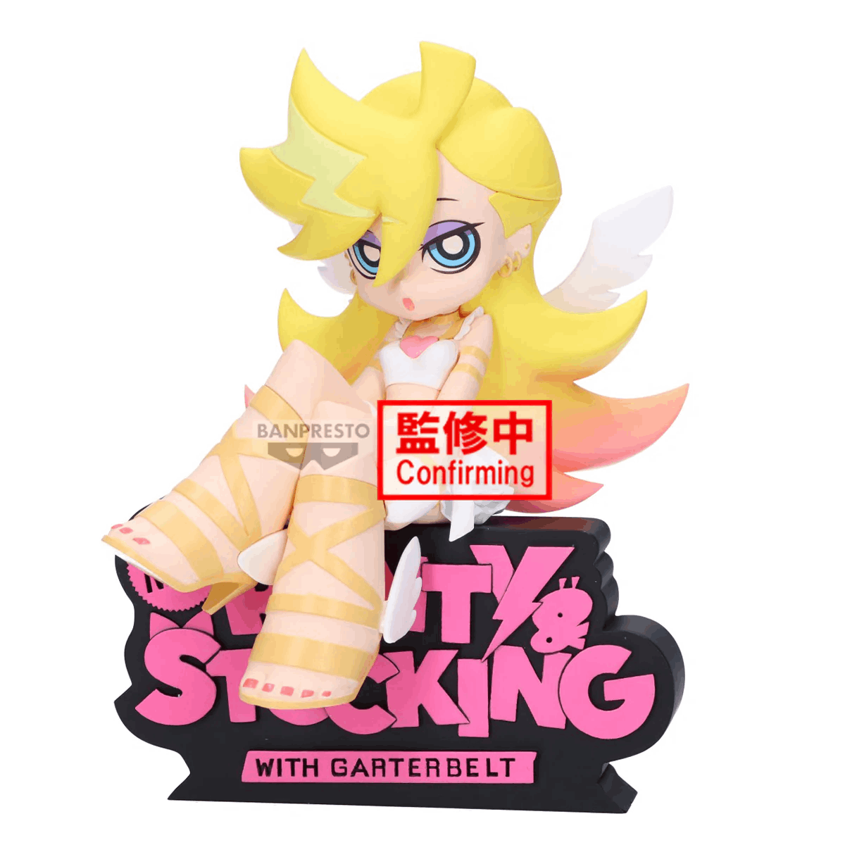 Banpresto NEW PANTY & STOCKING WITH GARTERBELT MONITOR TOP FIGZ~PANTY & STOCKING ANGEL VER.~(A:PANTY(ANGEL VER.))