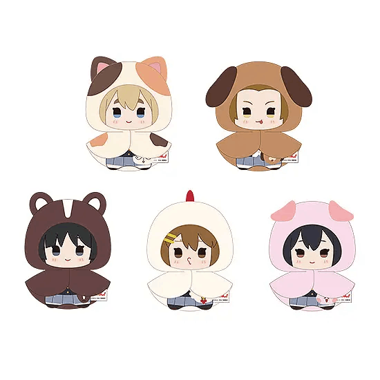 GoodSmile Moment K-ON! Fluffy Rain Series Collectible Plushie Keychain Box