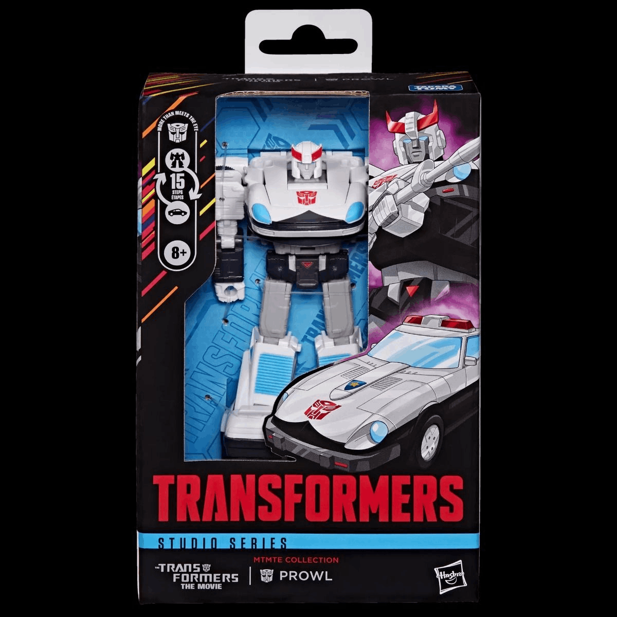 Hasbro Exclusive Transformers Studio Series MTMTE Collection The Transformers: The Movie Deluxe Class Prowl