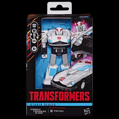 Hasbro Exclusive Transformers Studio Series MTMTE Collection The Transformers: The Movie Deluxe Class Prowl
