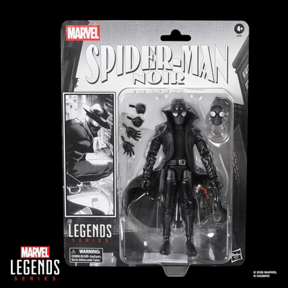 Hasbro Exclusive Marvel Legends Series Retro Cardback 6" Spider-Man Noir