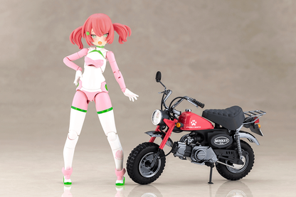 Kotobukiya Megami Device PUNI☆MOFU RACING MAO with Honda Z50J-1 Monkey 1/1 Plastic Model Kit