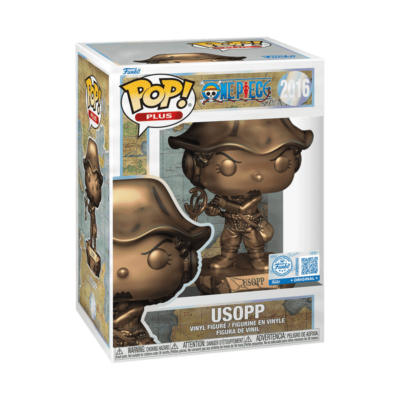 FUNKO - Pop! Plus Usopp Statue (Bronze) with Pop! Protector