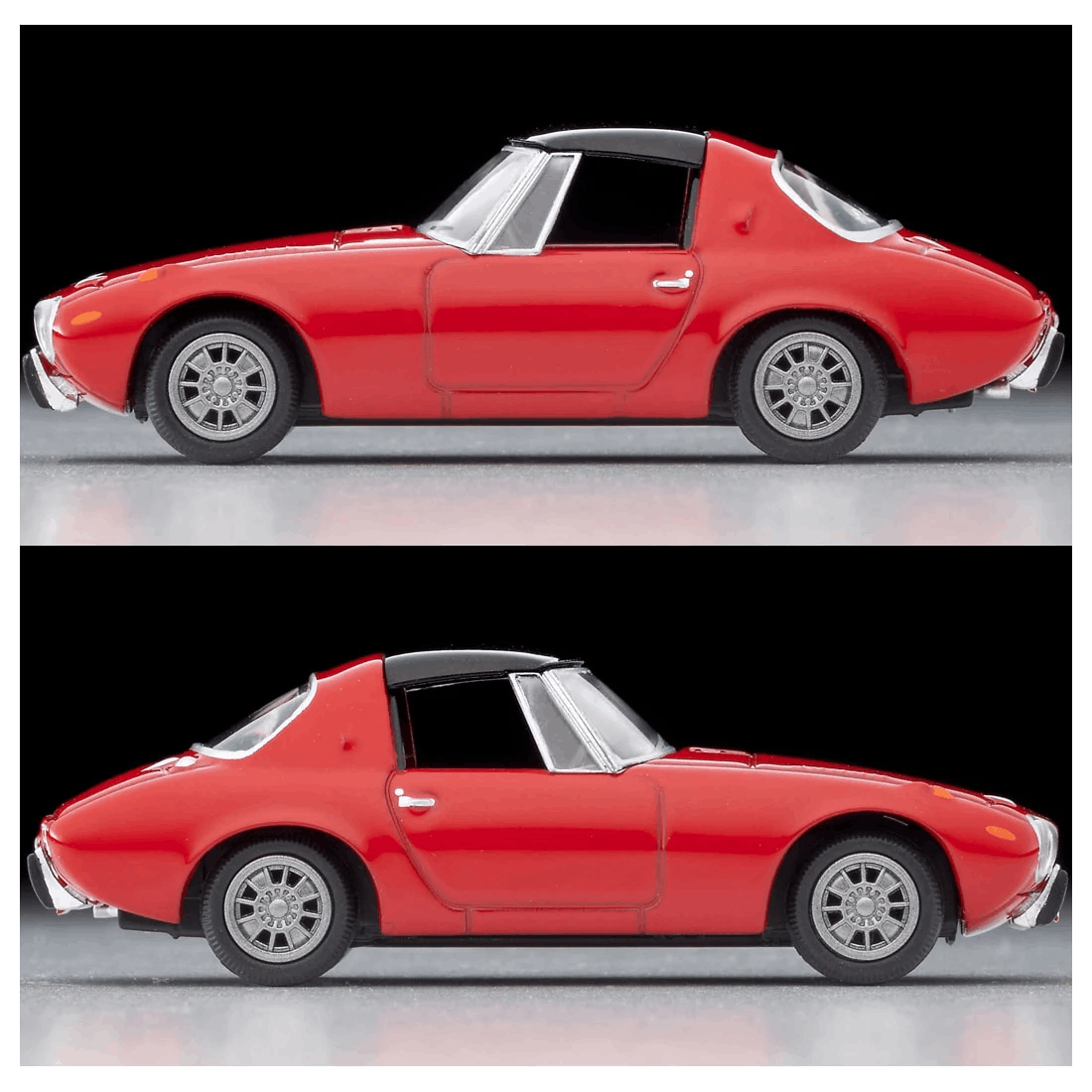 Takara Tomy LV-139d 1969 Toyota Sports 800 with Custom Wheels (Red)