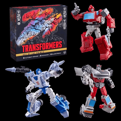 Hasbro Exclusive Transformers Age of the Primes Autobot Mirage, Ironhide, and Bluestreak Multipack