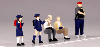 PLUM PMOA 1/80 Super Mini Figure 6 That Day, Bus Stop Set