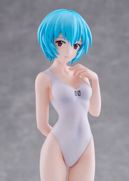 Wave POP UP PARADE Rebuild of Evangelion Beach Queens Rei Ayanami (One-Piece Style) L Size