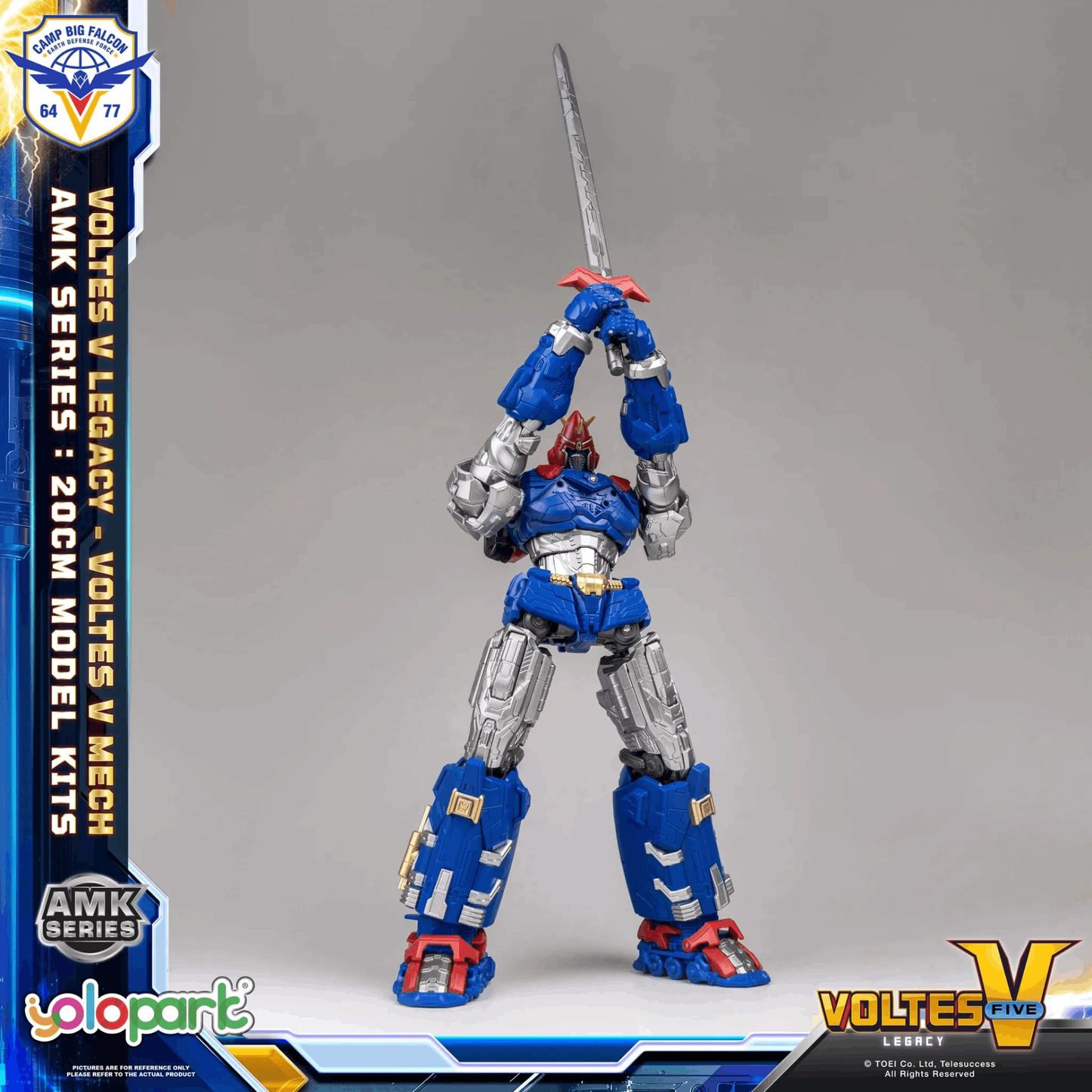 Yolopark The Voltes V Legacy : AMK Series Voltes V Legacy Mech Model Kit