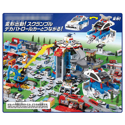 Takara Tomy TOM-WOR Tomica Town Scramble Polica Station Spec Tomica incl