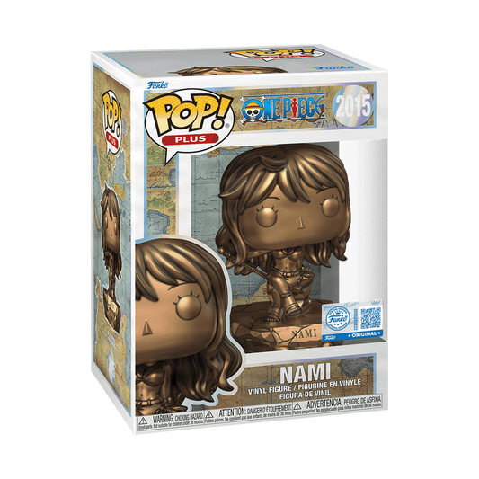 FUNKO - Pop! Plus Nami Statue (Bronze) with Pop! Protector