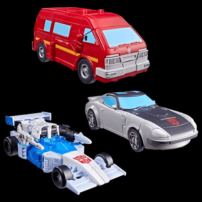 Hasbro Exclusive Transformers Age of the Primes Autobot Mirage, Ironhide, and Bluestreak Multipack