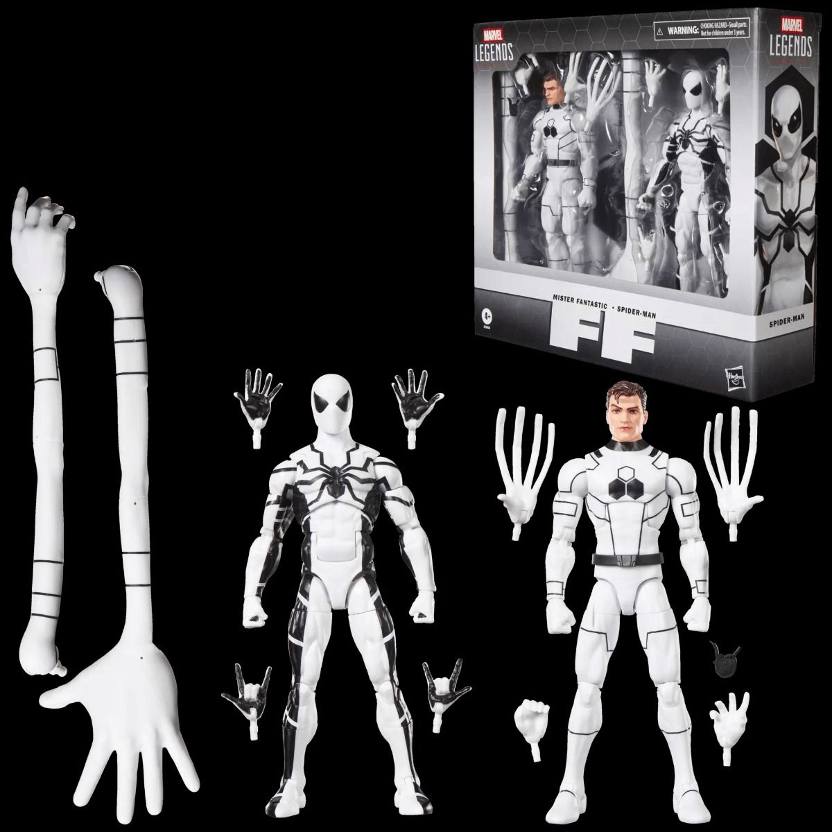 Hasbro Marvel Legends Series 6" Future Foundation Mister Fantastic & Spider-Man