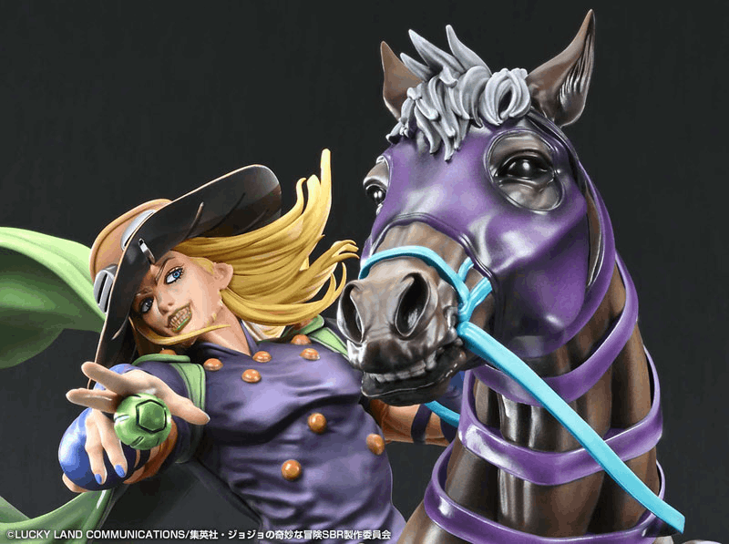 Medicos Entertainment Chozo Art Collection Anime "Steel Ball Run JoJo's Bizarre Adventure" Gyro Zeppeli & Valkyrie