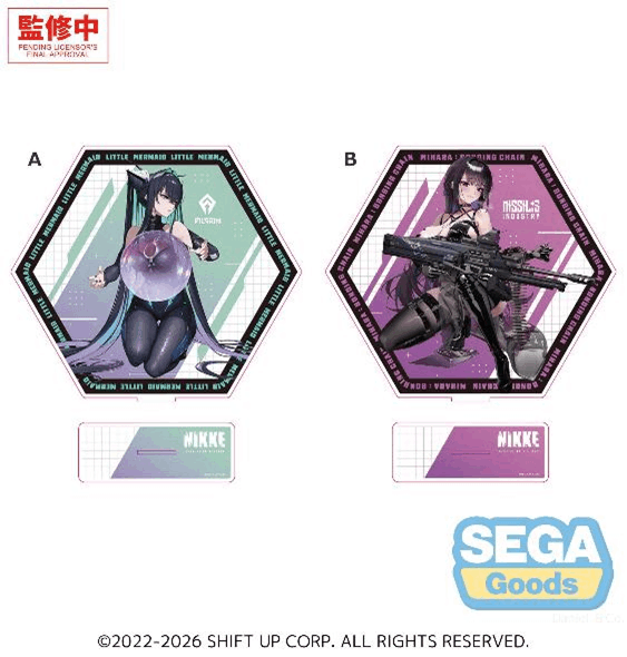 Sega "GODDESS OF VICTORY: NIKKE" PtZ Double-Sided Big Acrylic Stand Vol.5