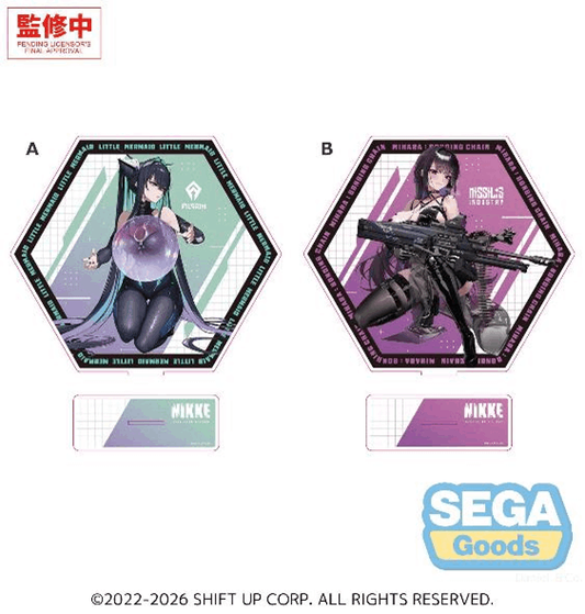 Sega "GODDESS OF VICTORY: NIKKE" PtZ Double-Sided Big Acrylic Stand Vol.5