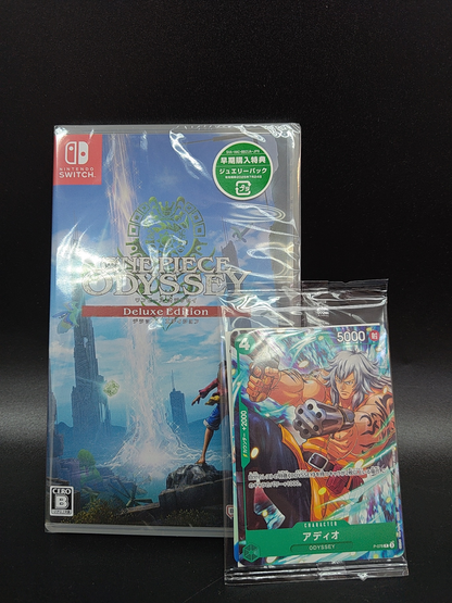 OPTCG ODYSSEY Deluxe Edition [Switch Game] (with Promo Card)