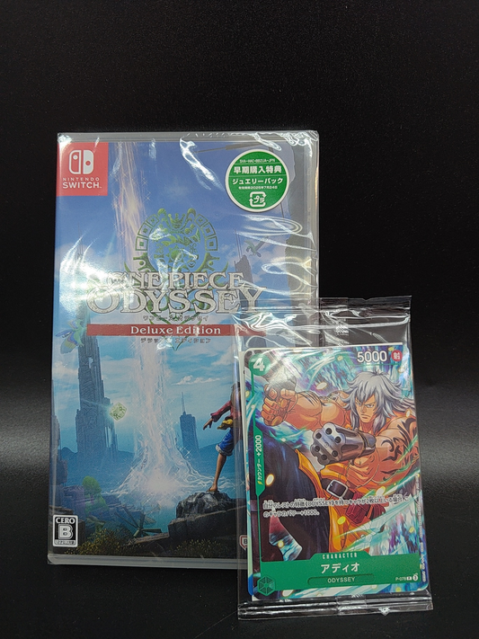 OPTCG ODYSSEY Deluxe Edition [Switch Game] (with Promo Card)