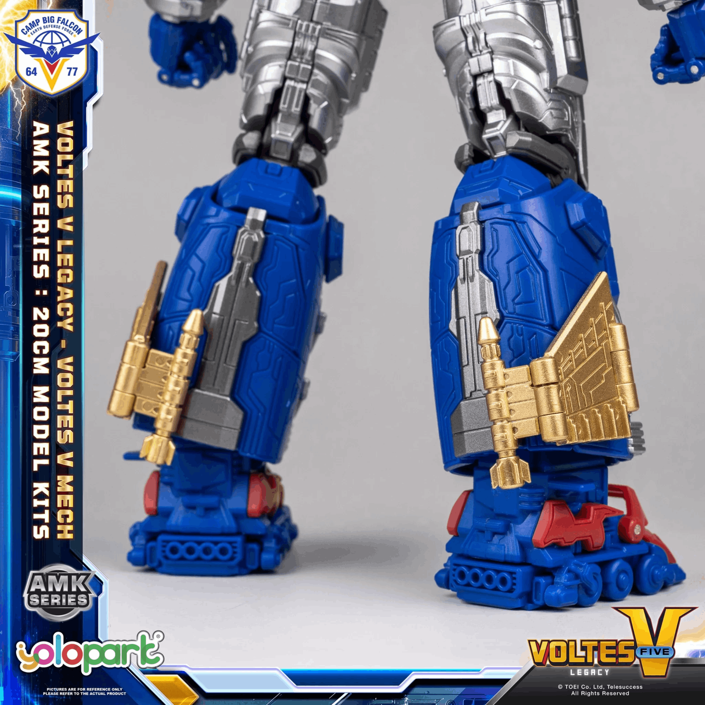 Yolopark The Voltes V Legacy : AMK Series Voltes V Legacy Mech Model Kit