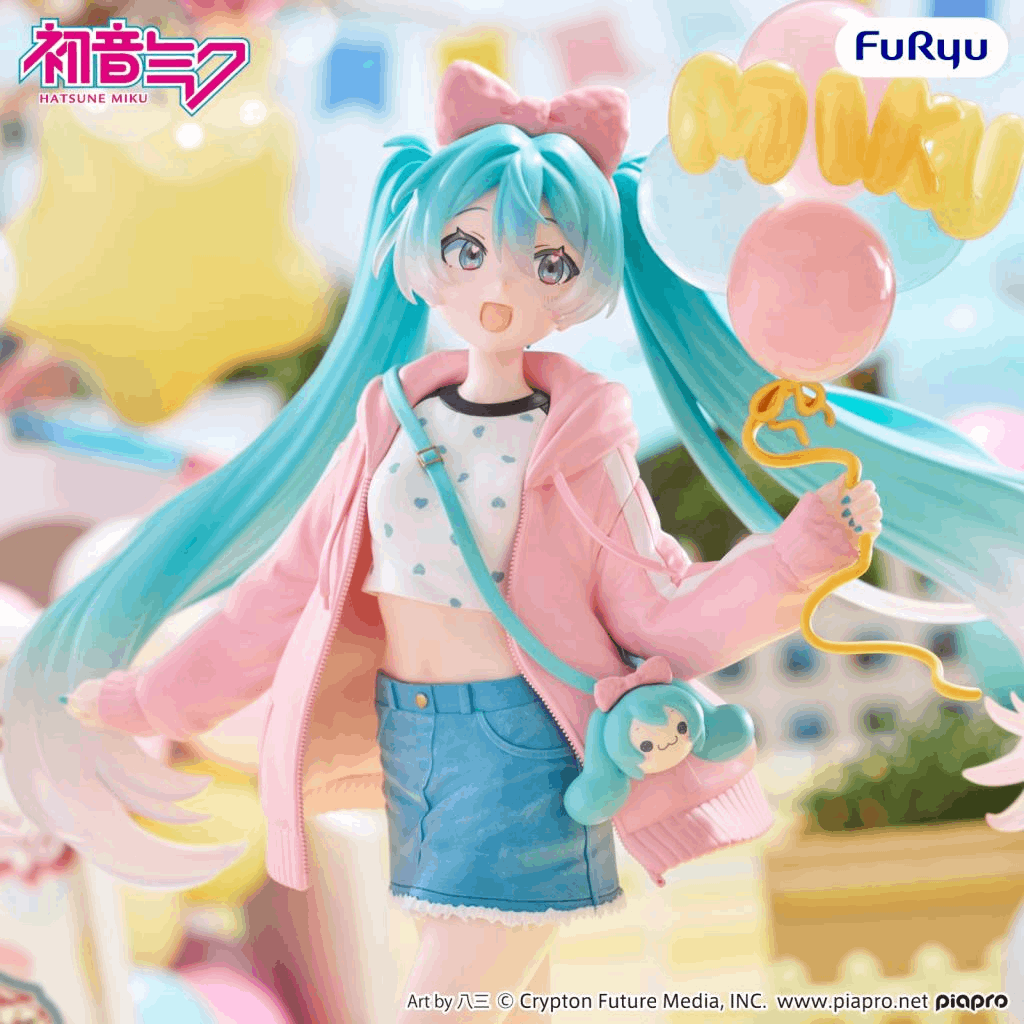 Furyu Hatsune Miku Muchute Figure -Theme Park Date ver.-