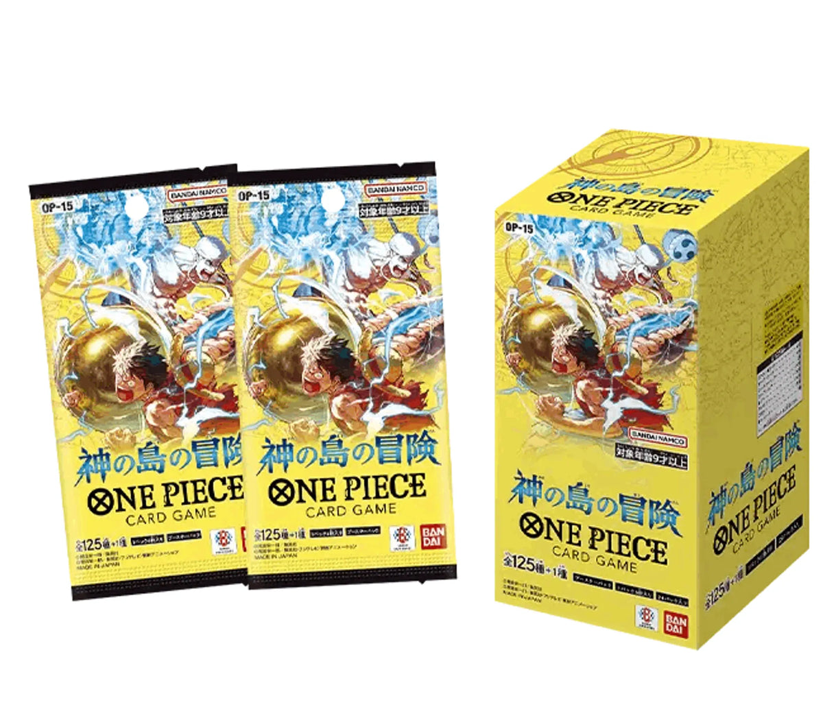 BANDAI - Carddass One Piece Card Game OP-15 The Adventure of island of God [OP15][JP]