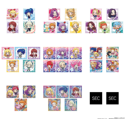 Bandai Candy Toy AIKATSU ! DEFORMER SEAL WAFER 2