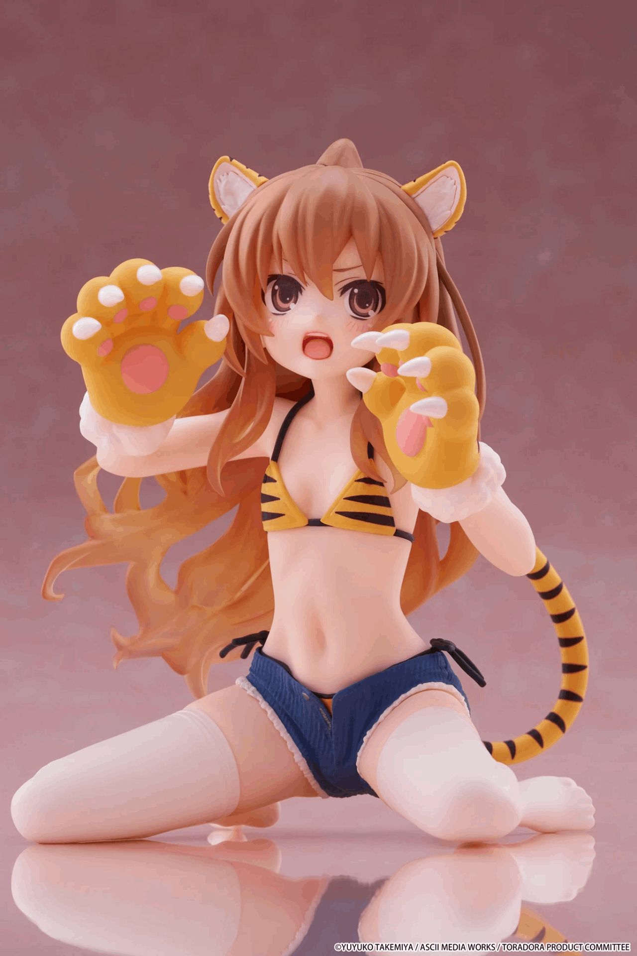 Taito TIGER×DRAGON! Desktop Cute Figure Taiga Aisaka Tiger Swimsuit Ver.