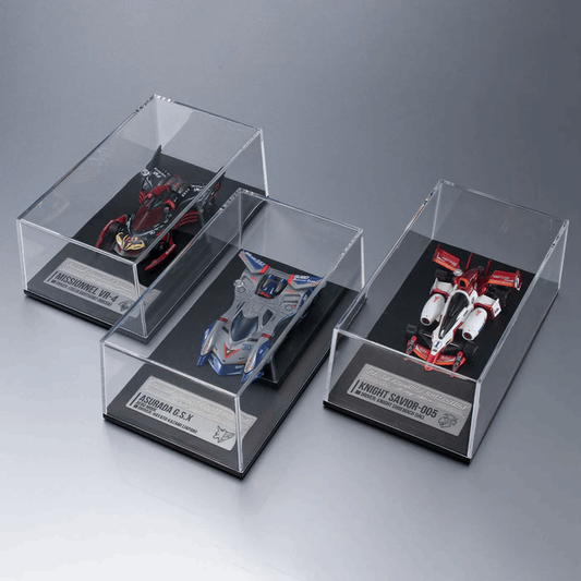 Premium Bandai Megahouse Cyber Formula Collection  -Heritage Edition-  Future GPX Cyber Formula Asurada G.S.X Aero Mode & KNIGHT SAVIOR 005 & Missionel VR-4 set